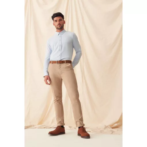 Férfi nadrág So Denim SD020 Adam Slim Chinos -28-R, Stone