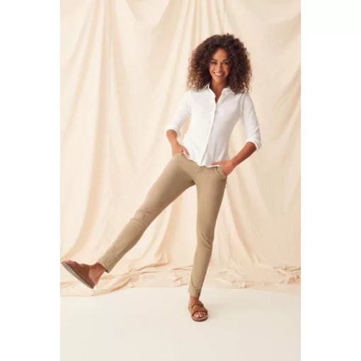 Női nadrág So Denim SD025 Lily Skinny Chinos -8-R, Stone