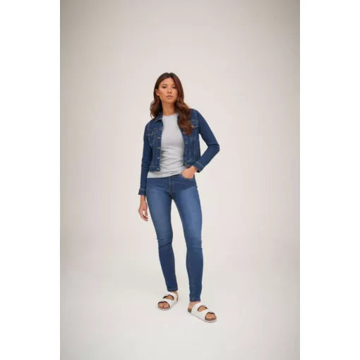 Női kabát So Denim SD065 Olivia Denim Jacket -XS, Dark Blue Wash
