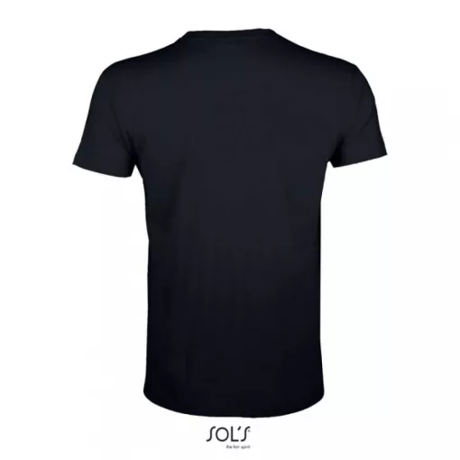 Férfi póló SOL S SO00553 Sol S Regent Fit - Környakú Testhezálló póló -2XL, Deep Black