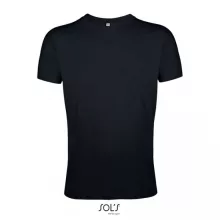Férfi póló SOL S SO00553 Sol S Regent Fit - Környakú Testhezálló póló -XL, Deep Black