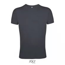 Férfi póló SOL S SO00553 Sol S Regent Fit - Környakú Testhezálló póló -L, Dark Grey