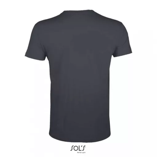 Férfi póló SOL S SO00553 Sol S Regent Fit - Környakú Testhezálló póló -S, Dark Grey