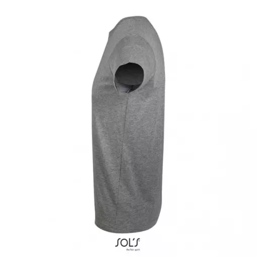 Férfi póló SOL S SO00553 Sol S Regent Fit - Környakú Testhezálló póló -S, Grey Melange