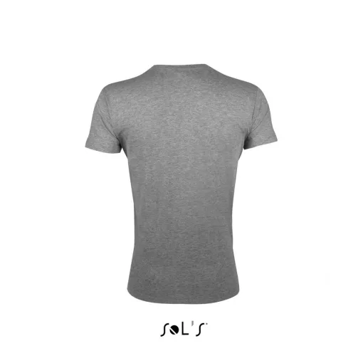 Férfi póló SOL S SO00553 Sol S Regent Fit - Környakú Testhezálló póló -XL, Grey Melang
