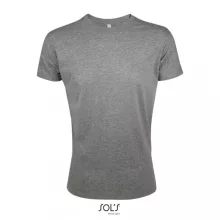 Férfi póló SOL S SO00553 Sol S Regent Fit - Környakú Testhezálló póló -XL, Grey Melang