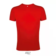 Férfi póló SOL S SO00553 Sol S Regent Fit - Környakú Testhezálló póló -L, Red