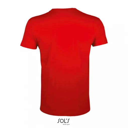 Férfi póló SOL S SO00553 Sol S Regent Fit - Környakú Testhezálló póló -M, Red