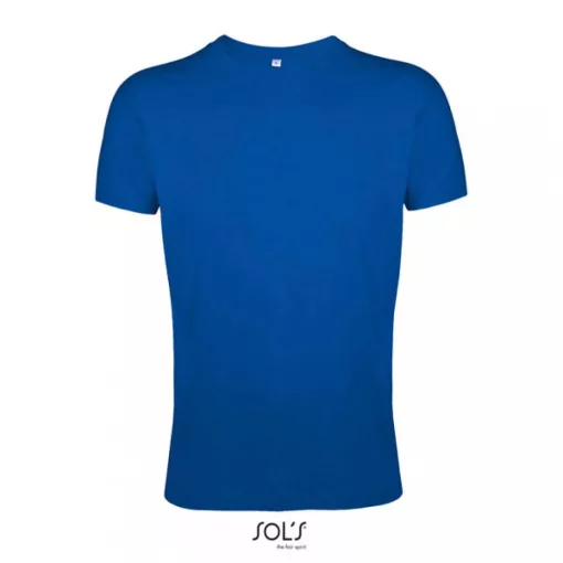 Férfi póló SOL S SO00553 Sol S Regent Fit - Környakú Testhezálló póló -S, Royal Blue
