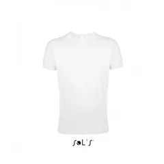 Férfi póló SOL S SO00553 Sol S Regent Fit - Környakú Testhezálló póló -M, White