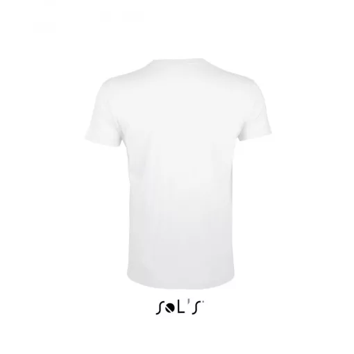 Férfi póló SOL S SO00553 Sol S Regent Fit - Környakú Testhezálló póló -M, White
