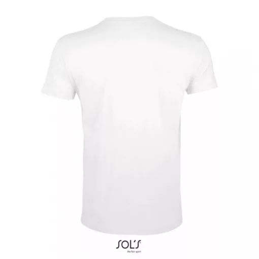 Férfi póló SOL S SO00553 Sol S Regent Fit - Környakú Testhezálló póló -M, White