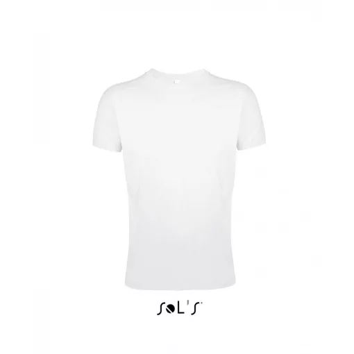Férfi póló SOL S SO00553 Sol S Regent Fit - Környakú Testhezálló póló -S, White