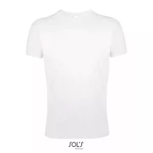 Férfi póló SOL S SO00553 Sol S Regent Fit - Környakú Testhezálló póló -S, White