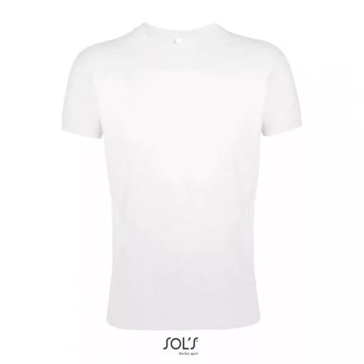 Férfi póló SOL S SO00553 Sol S Regent Fit - Környakú Testhezálló póló -S, White