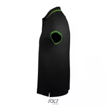 Férfi galléros póló SOL S SO00577 Sol S pasadena Men - polo Shirt -M, Black/Lime