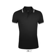 Férfi galléros póló SOL S SO00577 Sol S pasadena Men - polo Shirt -2XL, Black/White