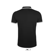 Férfi galléros póló SOL S SO00577 Sol S pasadena Men - polo Shirt -2XL, Black/White