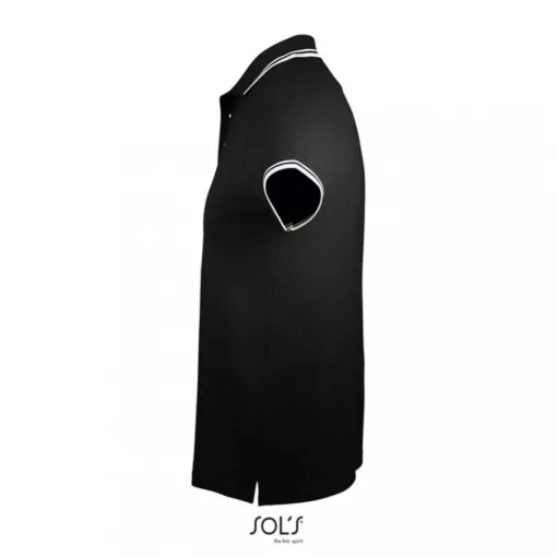 Férfi galléros póló SOL S SO00577 Sol S pasadena Men - polo Shirt -2XL, Black/White