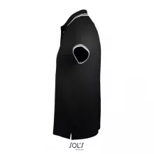 Férfi galléros póló SOL S SO00577 Sol S pasadena Men - polo Shirt -3XL, Black/White
