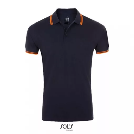 Férfi galléros póló SOL S SO00577 Sol S pasadena Men - polo Shirt -3XL, French Navy/Ne