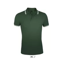 Férfi galléros póló SOL S SO00577 Sol S pasadena Men - polo Shirt -2XL, Forest Green/W