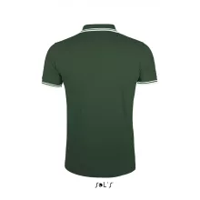 Férfi galléros póló SOL S SO00577 Sol S pasadena Men - polo Shirt -2XL, Forest Green/W