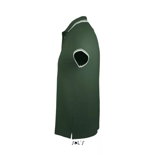 Férfi galléros póló SOL S SO00577 Sol S pasadena Men - polo Shirt -2XL, Forest Green/W