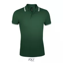 Férfi galléros póló SOL S SO00577 Sol S pasadena Men - polo Shirt -2XL, Forest Green/W