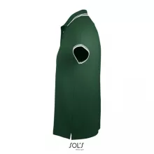 Férfi galléros póló SOL S SO00577 Sol S pasadena Men - polo Shirt -2XL, Forest Green/W