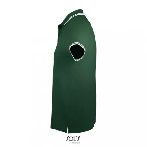 Férfi galléros póló SOL S SO00577 Sol S pasadena Men - polo Shirt -2XL, Forest Green/W