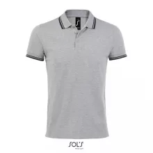 Férfi galléros póló SOL S SO00577 Sol S pasadena Men - polo Shirt -2XL, Grey/Navy