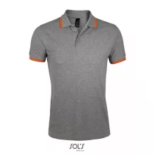 Férfi galléros póló SOL S SO00577 Sol S pasadena Men - polo Shirt -M, Grey/Navy