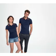 Férfi galléros póló SOL S SO00577 Sol S pasadena Men - polo Shirt -M, Grey/Navy