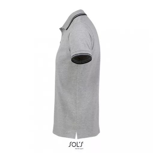 Férfi galléros póló SOL S SO00577 Sol S pasadena Men - polo Shirt -M, Grey/Navy
