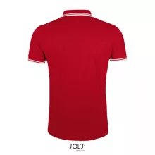 Férfi galléros póló SOL S SO00577 Sol S pasadena Men - polo Shirt -2XL, Red/White