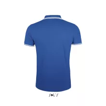 Férfi galléros póló SOL S SO00577 Sol S pasadena Men - polo Shirt -2XL, Royal Blue/Whi