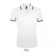 Férfi galléros póló SOL S SO00577 Sol S pasadena Men - polo Shirt -2XL, White/Navy
