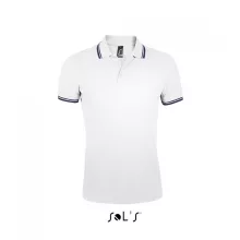 Férfi galléros póló SOL S SO00577 Sol S pasadena Men - polo Shirt -3XL, White/Navy