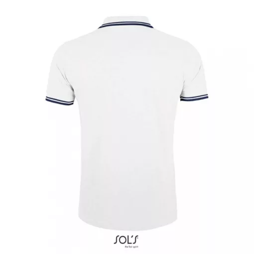 Férfi galléros póló SOL S SO00577 Sol S pasadena Men - polo Shirt -3XL, White/Navy
