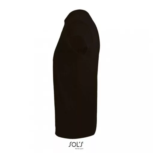 Férfi póló SOL S SO00580 Sol S Imperial Fit - Környakú Testhezálló póló -M, Deep Black