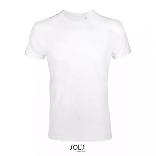 Férfi póló SOL S SO00580 Sol S Imperial Fit - Környakú Testhezálló póló -2XL, White