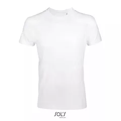 Férfi póló SOL S SO00580 Sol S Imperial Fit - Környakú Testhezálló póló -L, White