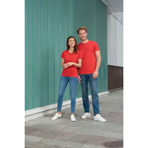 Férfi póló SOL S SO00580 Sol S Imperial Fit - Környakú Testhezálló póló -L, White