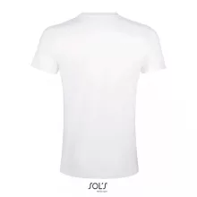Férfi póló SOL S SO00580 Sol S Imperial Fit - Környakú Testhezálló póló -M, White