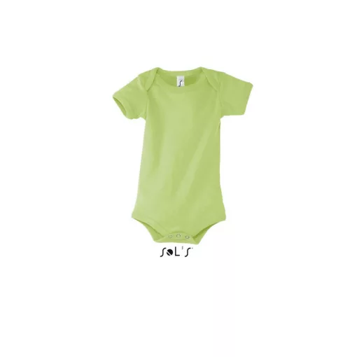 Gyerek SOL S SO00583 Sol S Bambino - Baby Bodysuit -12/18M, Apple Green