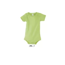 Gyerek SOL S SO00583 Sol S Bambino - Baby Bodysuit -6/12M, Apple Green