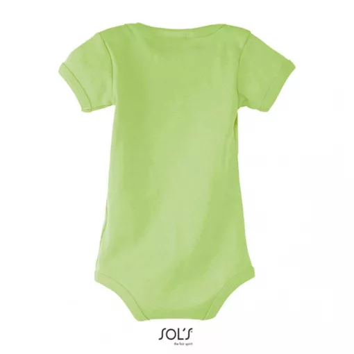 Gyerek SOL S SO00583 Sol S Bambino - Baby Bodysuit -6/12M, Apple Green