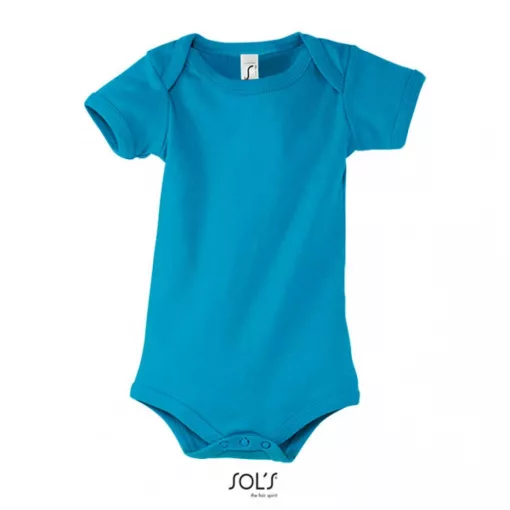 Gyerek SOL S SO00583 Sol S Bambino - Baby Bodysuit -12/18M, Aqua