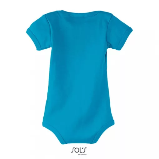 Gyerek SOL S SO00583 Sol S Bambino - Baby Bodysuit -12/18M, Aqua